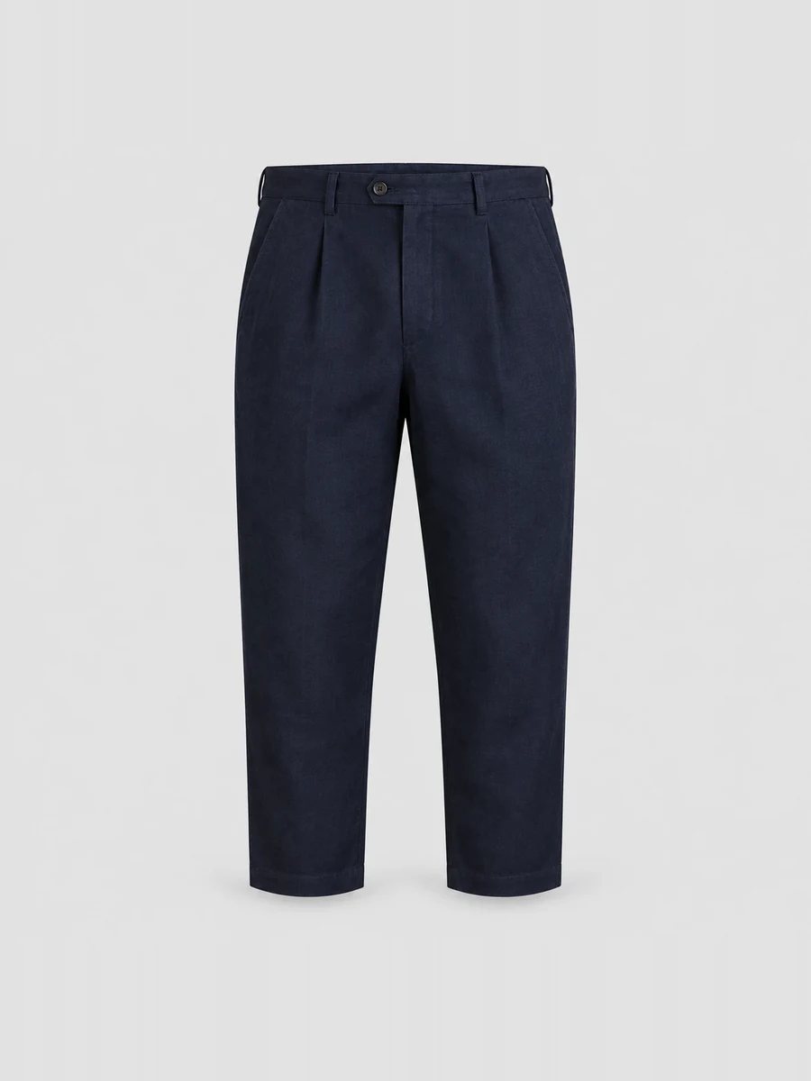Cropped Linen Trousers — image 4