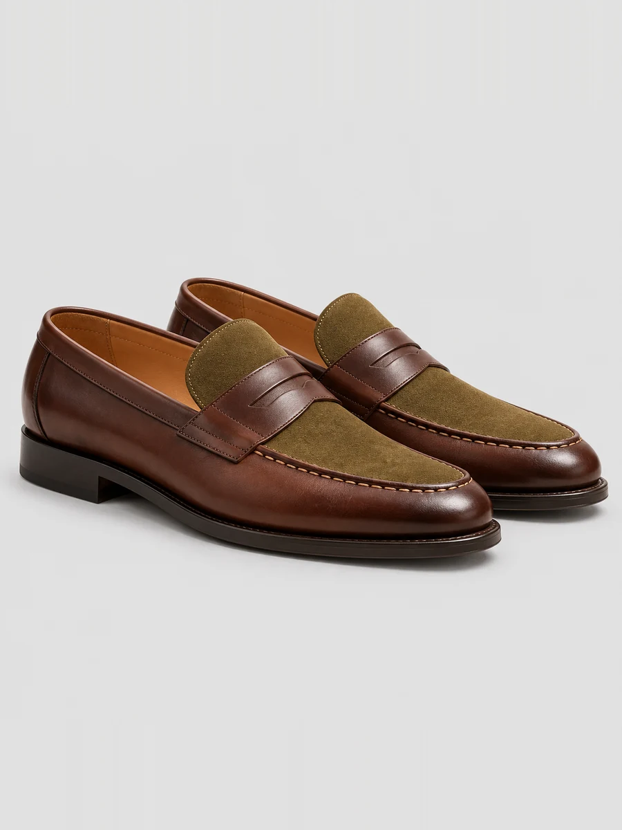 Leather & Suede Loafers — image 4
