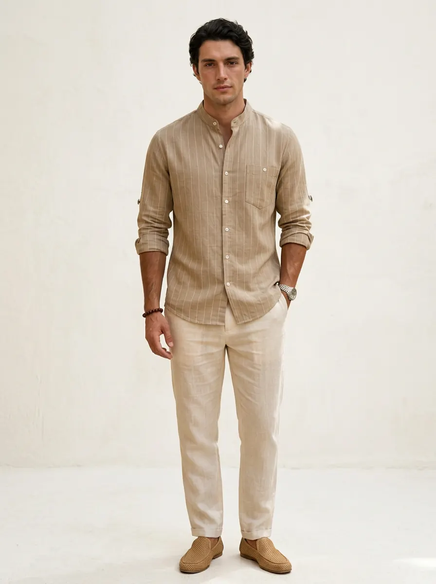 Linen Button-Down Shirt — image 2
