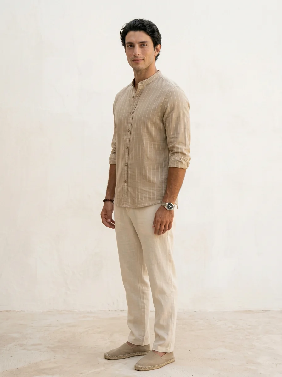 Linen Button-Down Shirt