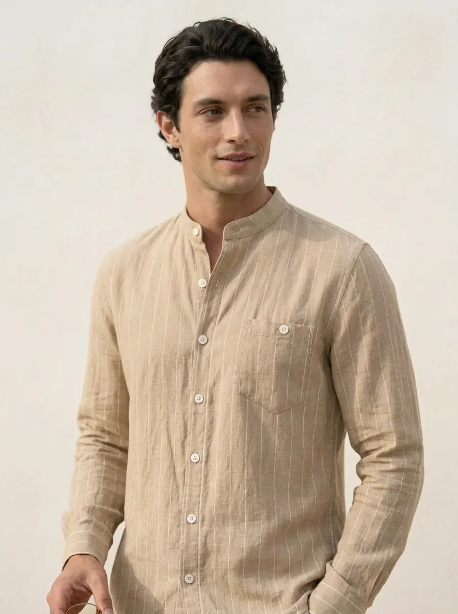 Linen Button-Down Shirt — image 3