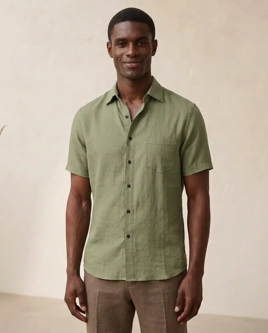 Linen Short Sleeve Shirt