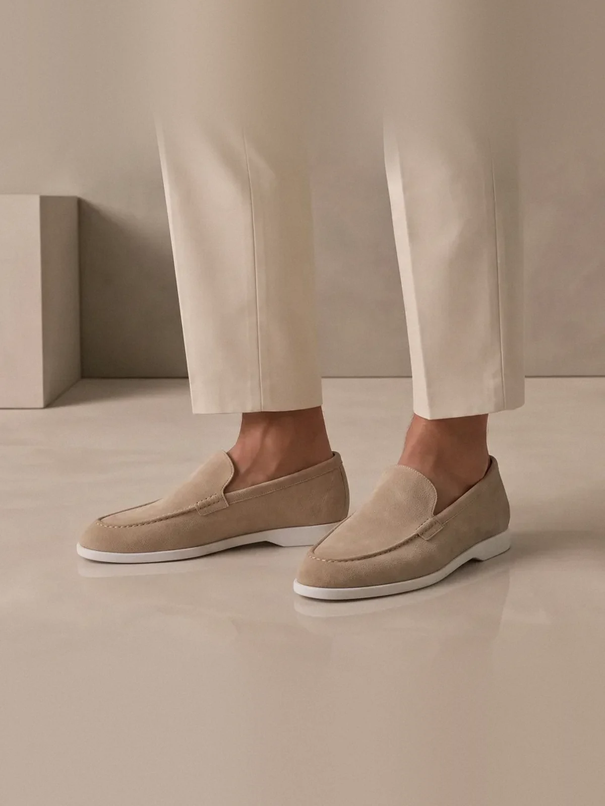 Suede Loafers