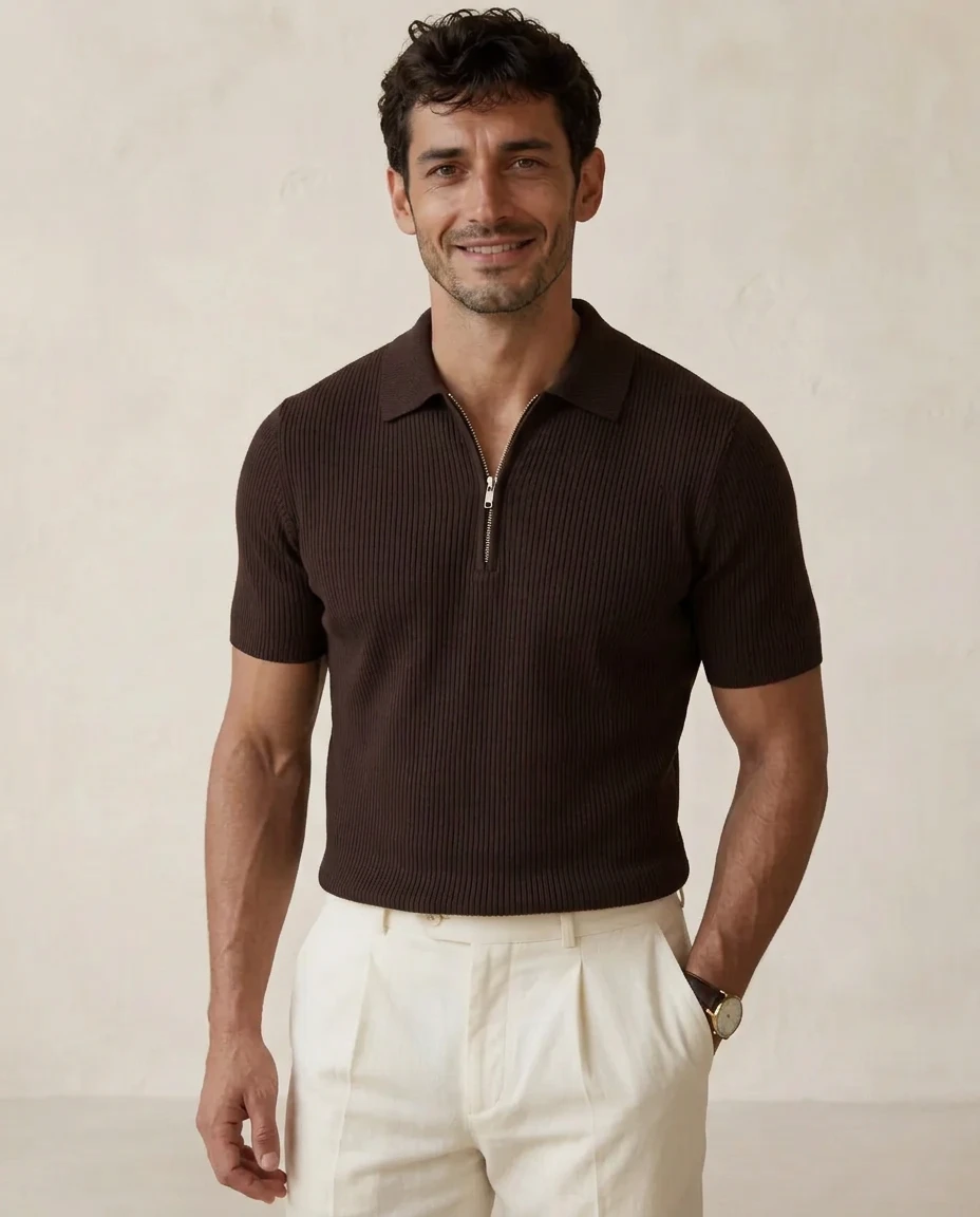Quarter Zip Polo — image 3