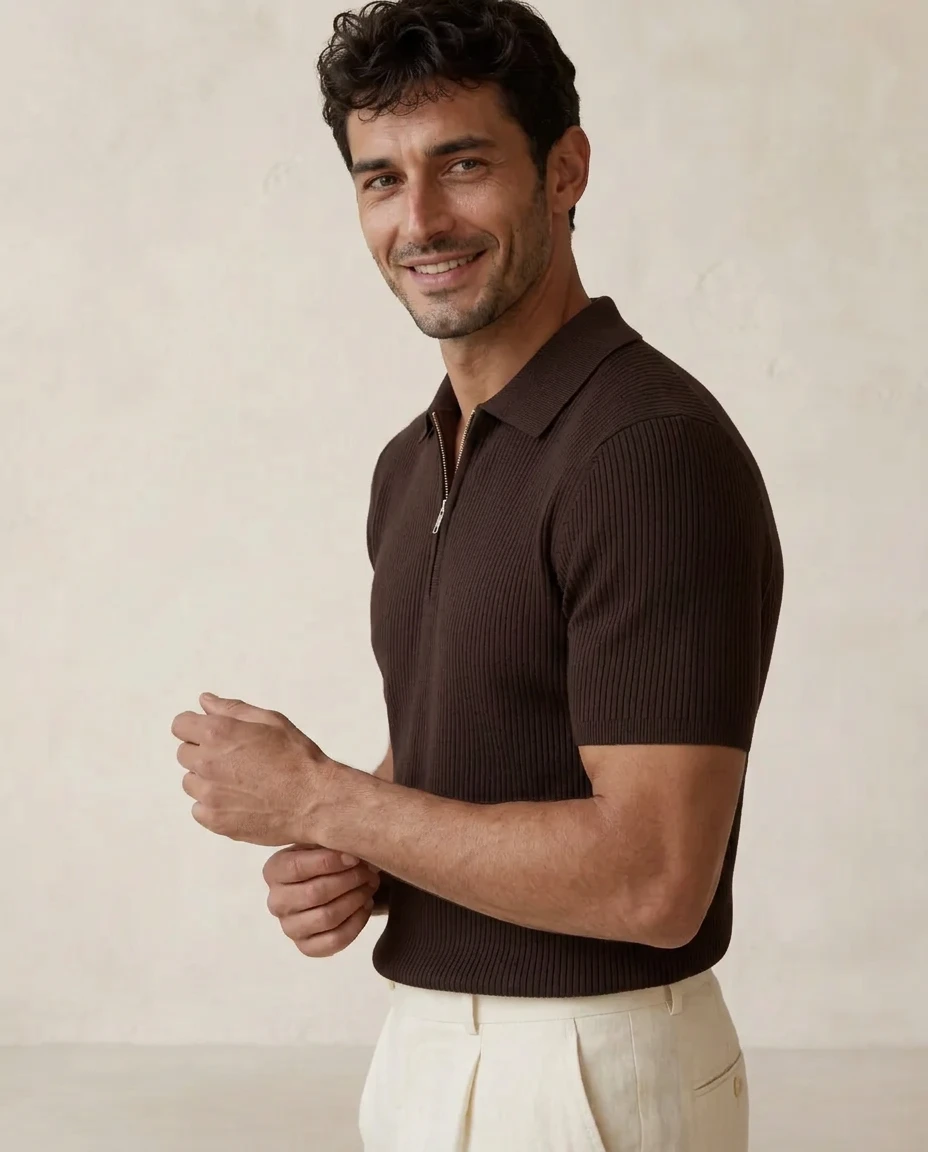 Quarter Zip Polo — image 2