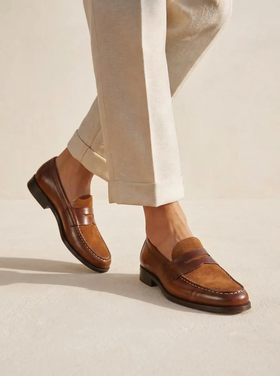Leather & Suede Loafers — image 2