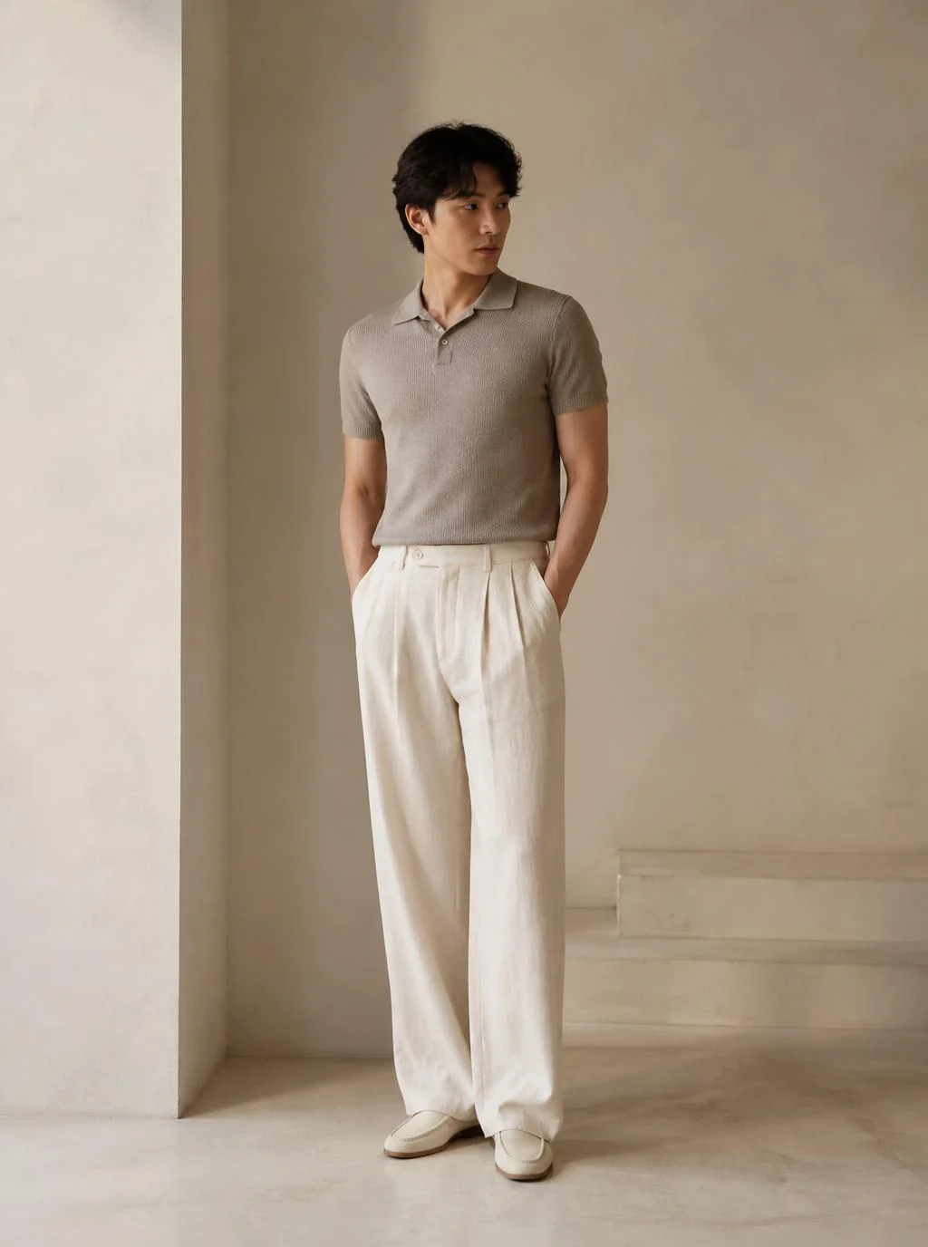 Wide Linen Trousers — image 3